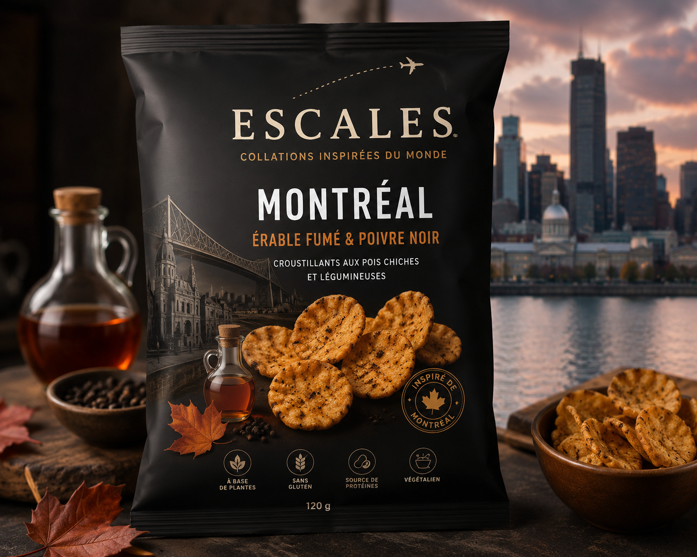 Escales Montréal — packshot lifestyle